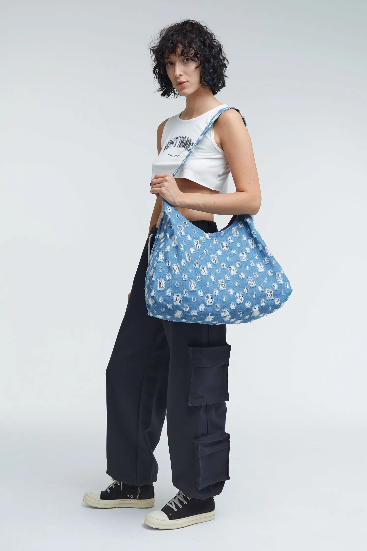 Сумка деним Post Ironic 