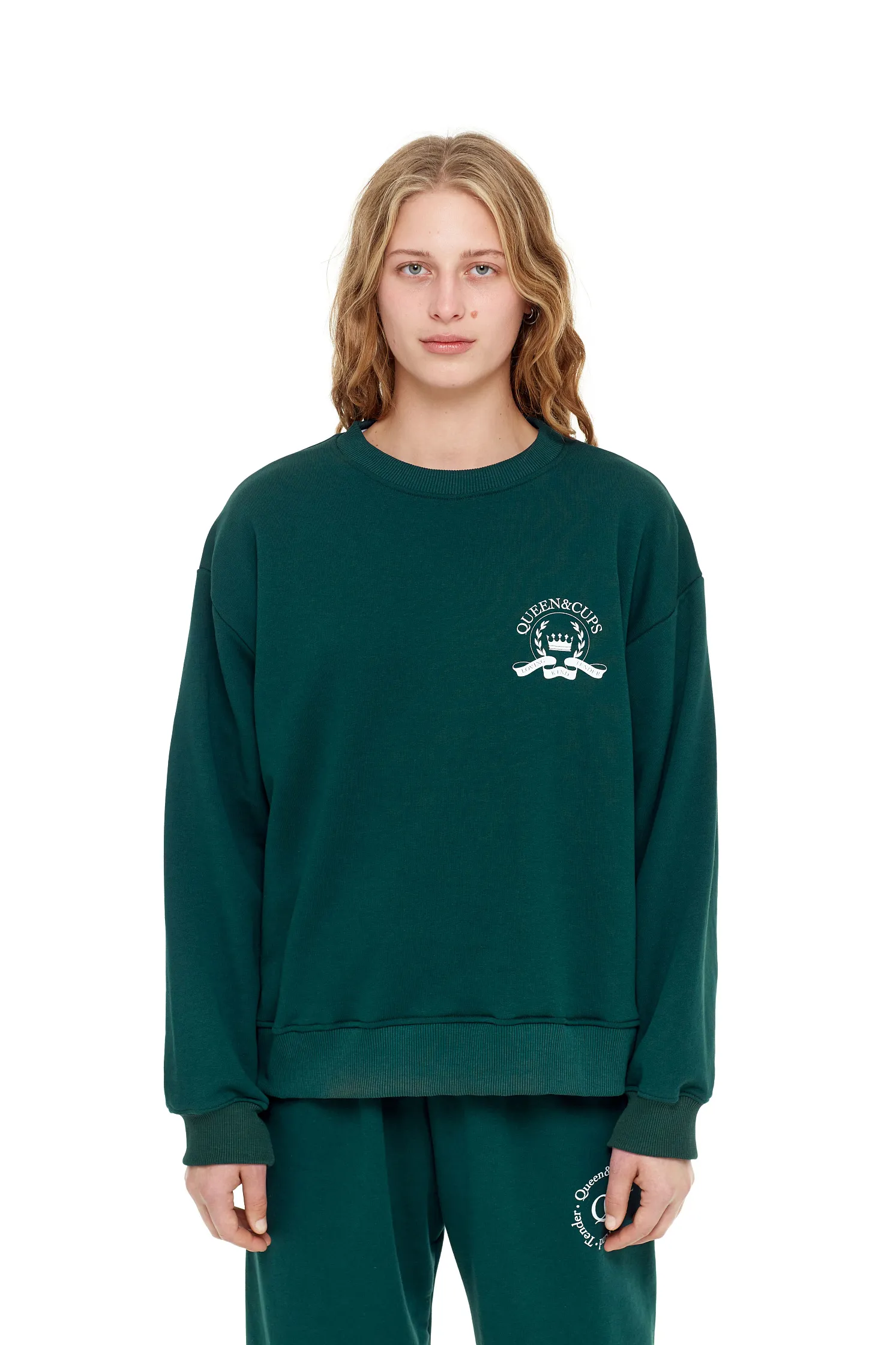 Свитшот University QC small logo 