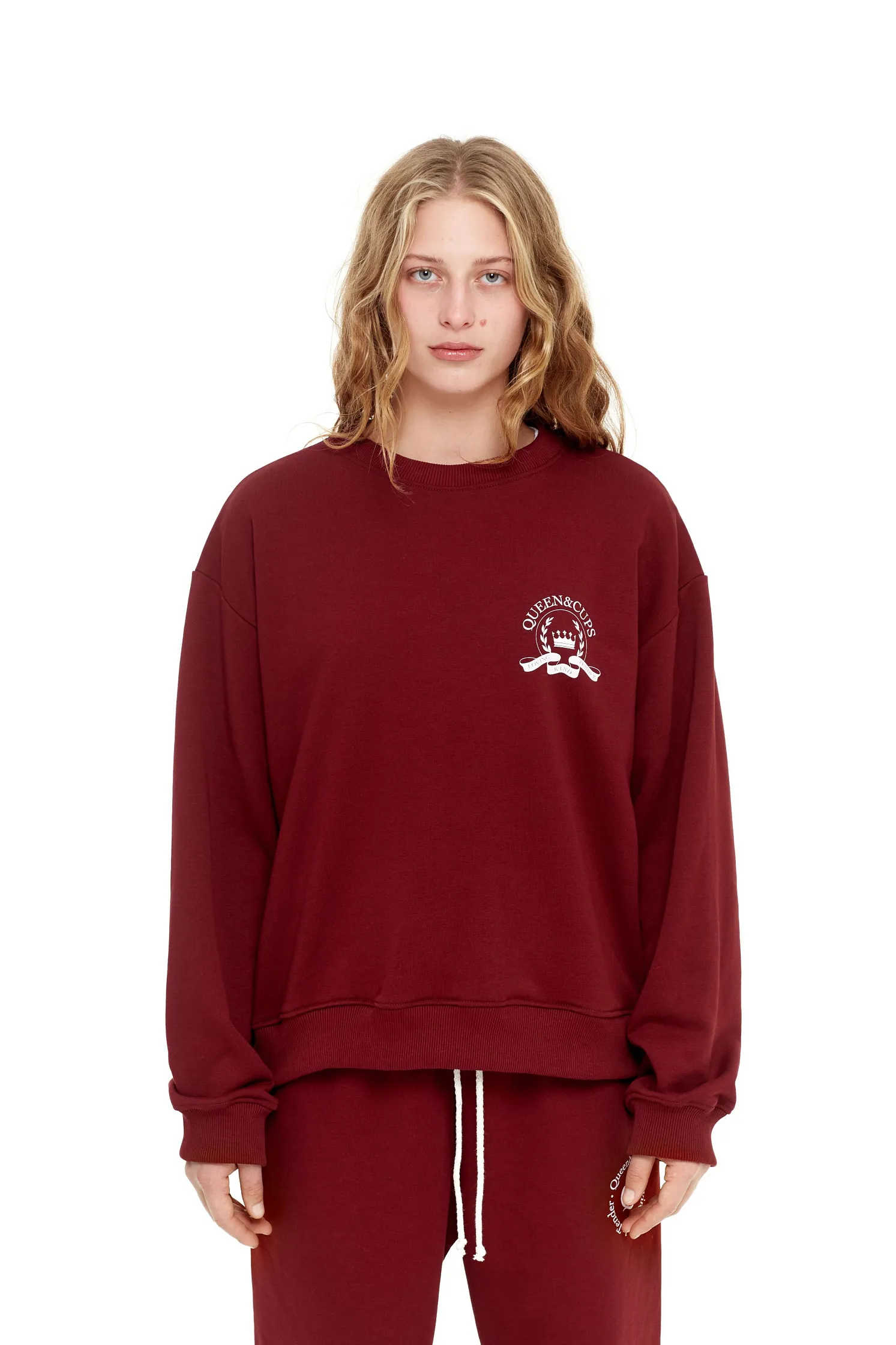 Свитшот University QC small logo 