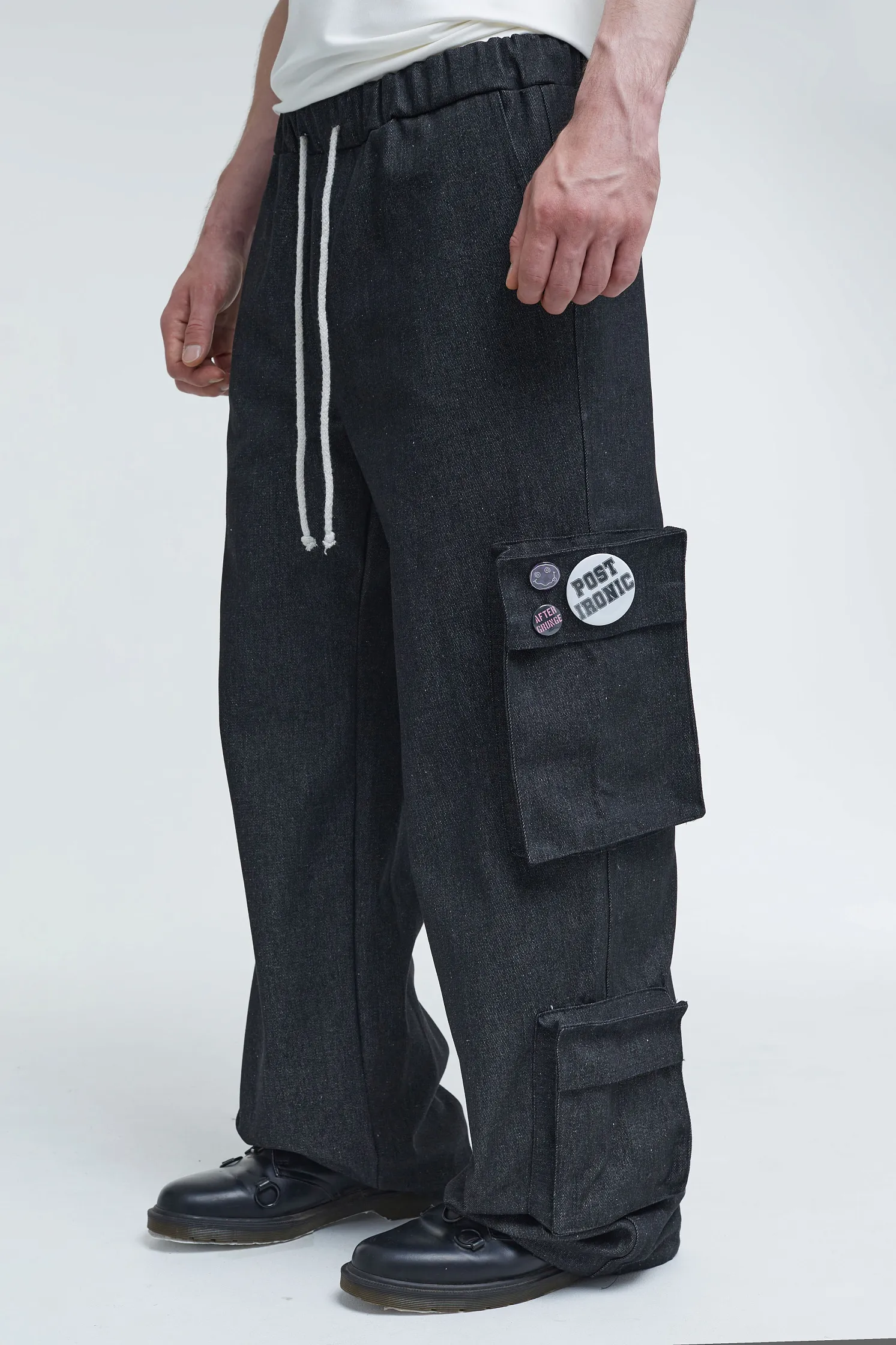 Карго черные After Grunge 