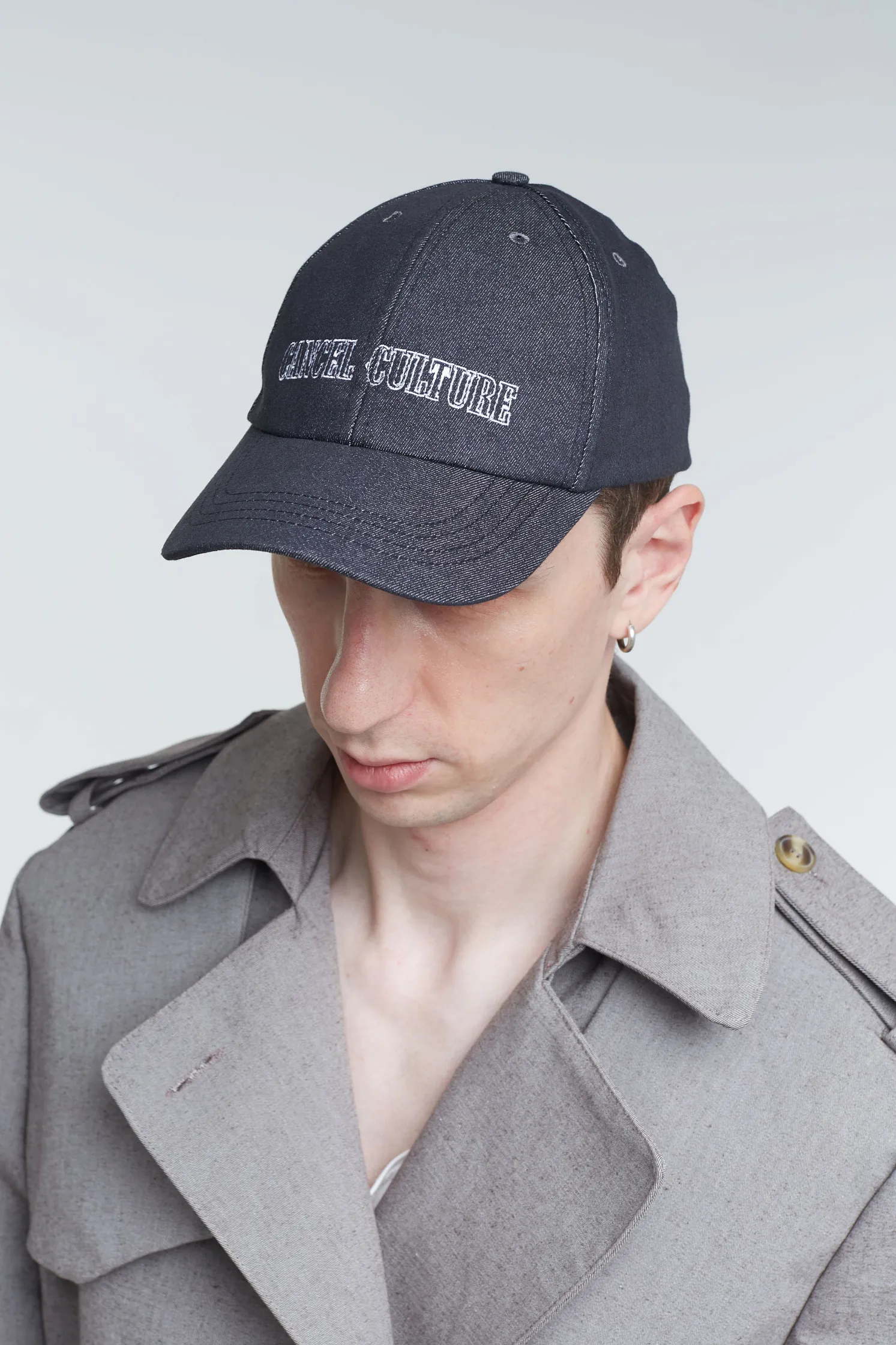 Кепка деним Cancel Culture 