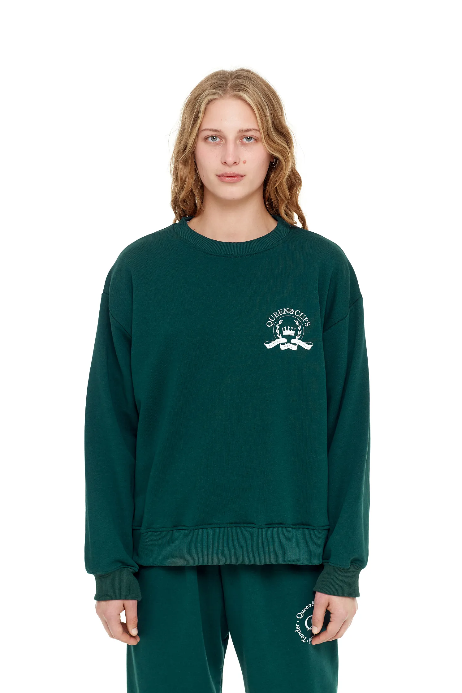 Свитшот University QC small logo 