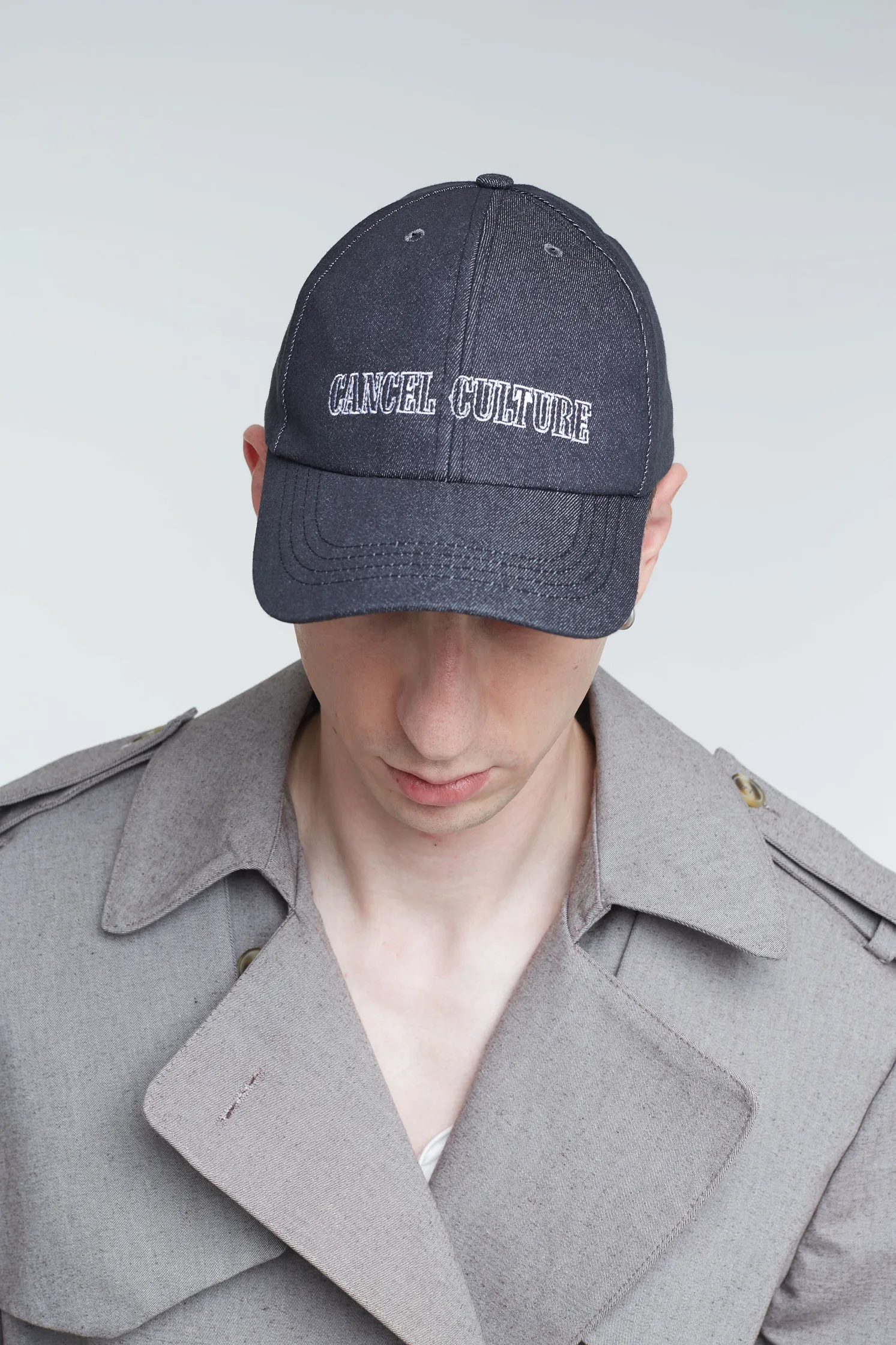 Кепка деним Cancel Culture 